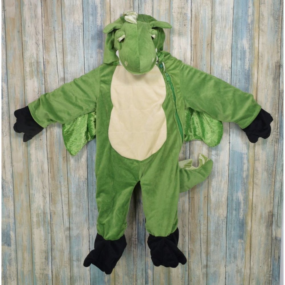 Toddler Plush Dragon Halloween Costume Size 9-18 Months One Piece Suit